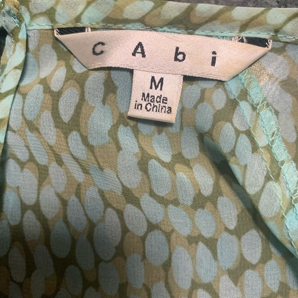 CAbi sheer floral tunic, size M - Picture 2 of 7